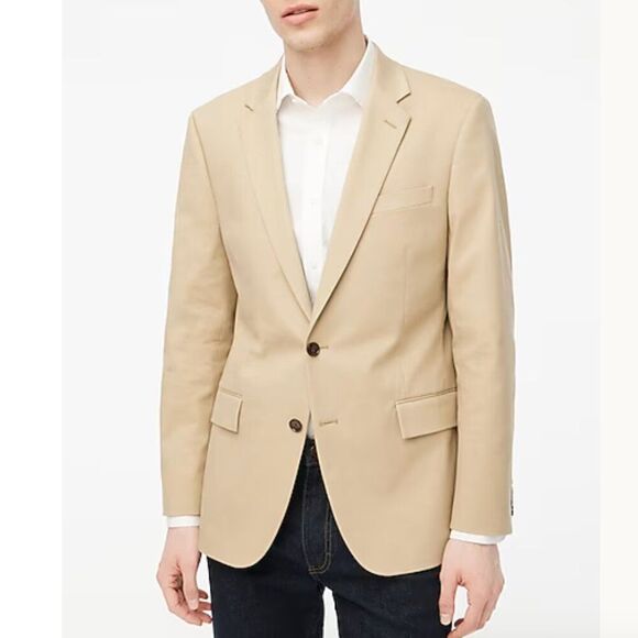 J. Crew Factory ca459 Slim-fit Thompson TruTemp365® Blazer For Men size 44 NWT